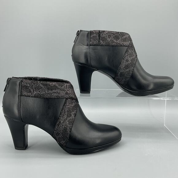 NEW Easy Street Women’s Spice Platform Dress Shooties Black Size 8M - Picture 1 of 11